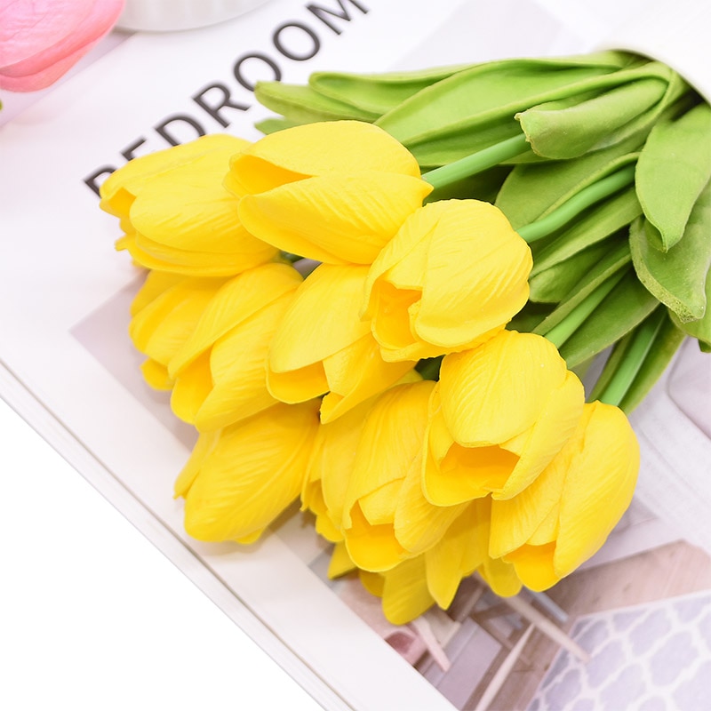 Artificial Tulip Flower Set 10 Pcs